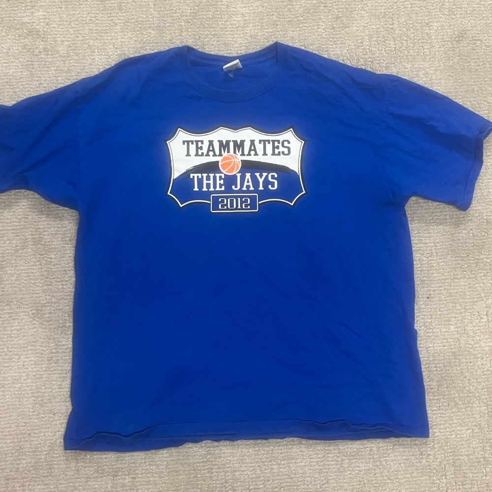 Blue The Jays Teammates Mentoring Basketball Tee Shirt 2012